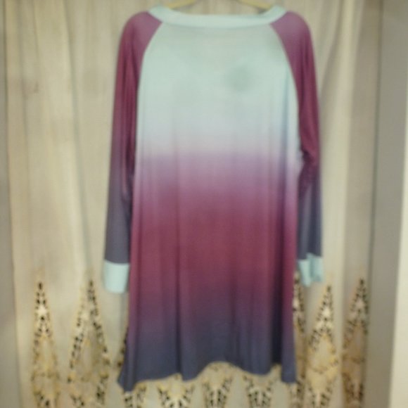 NWT Lily by Firmiana Plus Size Long Sleeve Tunic Sz 4XL - Picture 4 of 9